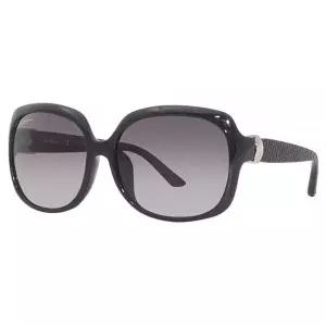 Salvatore Ferragamo 그레이 그라데이션 직사각형 여성용 선글라스 SF739SA 001 59