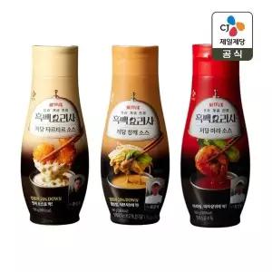 [CJ제일제당] 저당 참깨소스 260g x1개+타르타르소스 250g x1개+마라소스 260g x1개