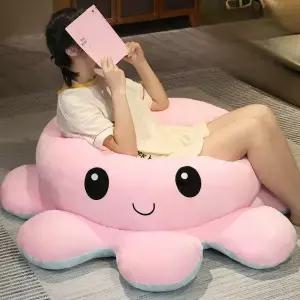 초대형 문어인형 1.6m 대왕 반전 뒤집기 모찌 포근한 베개 애착 대형