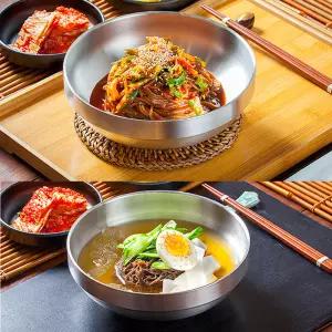 우정본가 메밀국수(소바) 6인분 비빔메밀국수 6인분 합12인분 소스 메밀장 비빔장 각6개씩 1세트