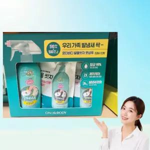 온더바디 풋샴푸 발을씻자 코튼 청소 향 발세정제 리필 팩 대용량 코스트코 1510ml