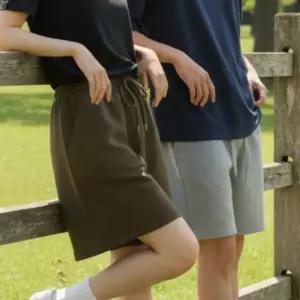 남녀공용 여름 헬스 운동복 5부 버뮤다 반바지 팬츠