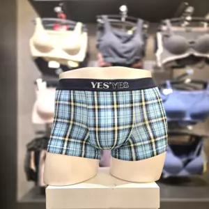 예스 체크패턴 메쉬 남성드로즈 YSMDB552