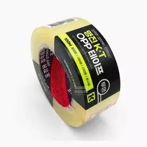 대용량 박스 택배 포장 opp 투명 테이프48mm x 100M 밀봉 묶음 이사짐 봉합 절단기