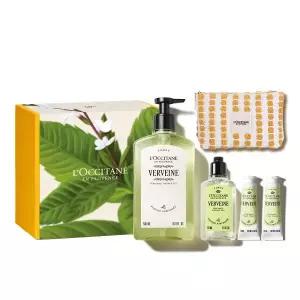 [록시땅](강남점)[기프트][단독] 버베인 퍼퓸드 샤워 젤 500ml 세트(+디럭스 3종+파우치)(버베나)