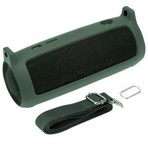 JBL 플립 6 휴대용 블루투스 스피커용 CO2CREA 소프트 실리콘 케이스 교체(그린 케이스)