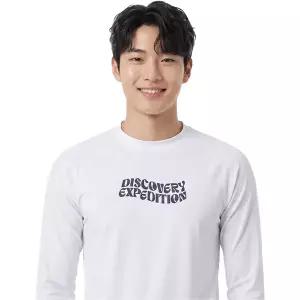 디스커버리 남성 루즈 핏 래쉬가드 DMSW65043-WHS