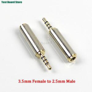 1개 3.5mm 2.5mm로 변환 오디오 어댑터 남성 암커넥터 커넥터 AUX 스피커 케이블 헤드폰 마이크 잭용