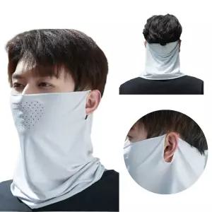 페이스쉴드 여름 넥 워머 1개 넥마스크 귀걸이 자외선차단 야외 스포츠 골프 쿨링 얼굴 가리개 아이스