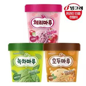 [빙그레]해태아이스 호두마루 외 홈컵 3종 4개 골라담기 /녹차마루 체리마루