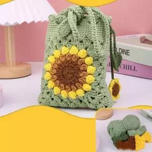 핸드메이드 가방 뜨개질 DIY패키지 코바늘 가방 만들기 패키지 키트