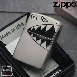 정품 지포라이터 커스텀 상어 Shark 24756 다크에보니/사은품제공