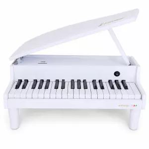 신상품 베른호이체 어린이피아노 37건반 그랜드 화이트 그랜드타입 보노피노 Arirang-37 White