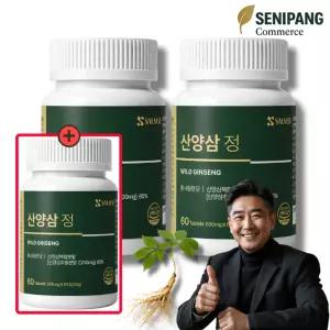 산양삼 정 삼백초 여주 새싹귀리 녹차 추출분말 60정, 3개