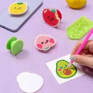 보석톡 택1 키트 만들기세트 DIY십자수 DIY만들기 초등만들기 핸드폰그립 원형보석십자수 4종