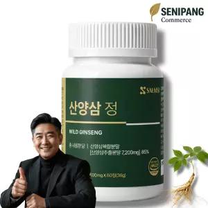 산양삼 정 삼백초 여주 새싹귀리 녹차 추출분말 60정, 1개
