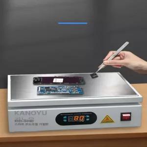 PCB 핫플레이트 미니 가열대 예열기 회로기판 테이블 수리대