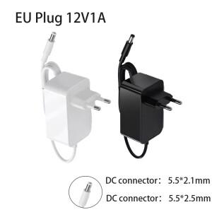 12V 1A 스위칭 전원 공급 장치 어댑터  LED 변압기  AC 100-240V에서 DC 1A로  라우터 및 스트립 조명용