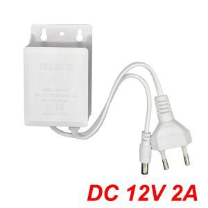 AC 110-240V DC 12V 2A 전원 어댑터 EU 야외 방수 공급 충전기 유럽 LED 조명 스트립에 대 한 범용 변환기