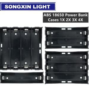 ABS 18650 보조베터리 케이스 1X 2X 3X 4X 배터리 홀더 보관함 정리함 1 2 3 4 슬롯 컨테이너 하드 핀