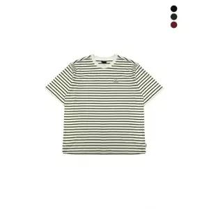 닉스 NIX남 스트라이프 오버핏 반팔티셔츠FNRMCTR101P 423163