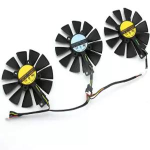 ASUS Strix GTX 1060 OC 1070 1080 Ti RX 480 그래픽 카드 팬(ABC)을 위한 새로운 87MM FDC10U12S9C 냉각