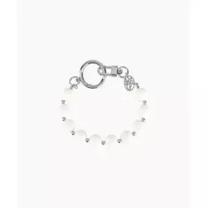 [아웃도어스/언더아머]마리떼 CIRCLE LOGO BEADS STRAP 키홀더 키링 공용 B1 MFG46UAC121 WHT