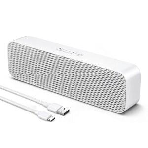 데스크톱 PC USB 소형 업무 스테레오 사무실 모니터 음악을 플러그 아래에 플레이용 AUX KASOHQEE 노트북 전원 블루투스 사운드바가 컴퓨터 스피커 게임 장착 위한 5mm