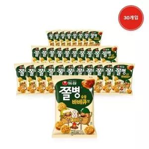 농심 쫄병스낵 바베큐맛 82g X 30개입