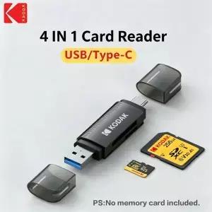 코닥 C210 USB 3.0 타입 C 4 in 1 카드 리더 멀티펑션 어댑터 SD 마이크로 TF 맥북 PC 노트북용