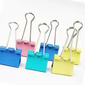 출력물 책상정리 집게 서류 프린트물 바인더 32mm 6P
