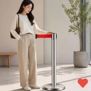 안전용품 벨트 거치대 행사용 안전 가이드 봉 통제선 대기