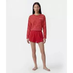 [스포티앤리치] SPORTY&RICH 시그니쳐 로고 레트로 트랙 쇼츠 - 157549243