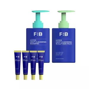 포뷰트 하이퍼 딥 클렌징 샴푸 + 두피 헤어팩 + 스케일러 냄새 비듬 케어 SET