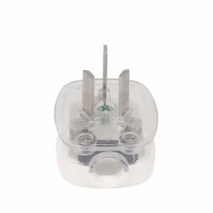 1피스 EU 4.8mm 16A 남성 콘센트 Rewireable 전원 플러그 Schuko 프랑스 독일 어댑터 연장 코드 커넥터