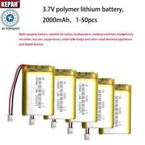 103450 3.7V 2000mAh Lipo 폴리머 리튬 충전식 배터리 GPS 네비게이터 MP5 블루투스 스피커 전자 책 카메
