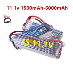 3S 11.1V 리포 배터리 1500MAH 2200mah 3300mAh RC 드론 쿼드콥터 헬리콥터 자동차 보트용