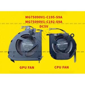 MG75090V1-C195-S9A GPU CPU 냉각 선풍기 레노버 씽크패드 P15 1 세대 DC5V 2.25W
