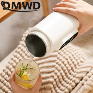 DMWD 650ML 휴대용 전기 끓이는 컵 미니 소형 주전자 온도 조절 가열 보온병 스튜 건강 물 보일러 220V