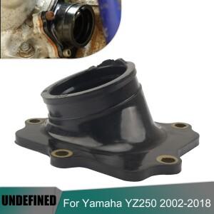 바이크 오토바이 블랙 카브레타 흡기 매니폴드 인터페이스 어댑터 부트 야마하 YZ250 YZ 2002 - 2018 용 알