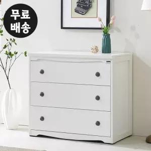 디베 3단 서랍장 옷 미니 체스트 서랍(880/화이트)