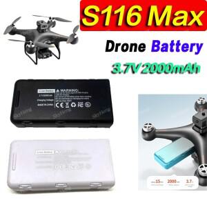 S116 Max 드론용 호환 배터리 RC 쿼드콥터 교체 액세서리 부품 3.7V 2000MAh