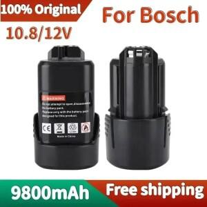 Bosch 니켈 배터리 10.8V/12V 9800mAh 도구 gsr120-li 충전식 드릴 BAT411
