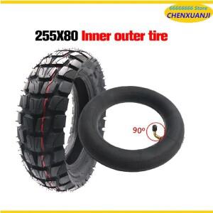 KuKirin G2 Max/G2 Master/G3 Pro 킥스쿠터용  255x80 외부 타이어 80/65-6 10×2.5 내부 튜브 오프로드 공
