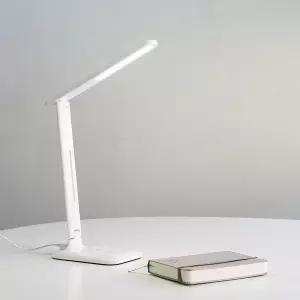 [프리즘] LED 스탠드 PL-570WH 화이트 시력보호 각도조절 책상 조명