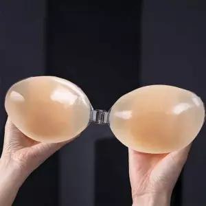 실리콘 웨딩 접착 누드브라 LM0298 뽕 풀컵 누드브라 볼륨 언더 뽕패드 접착식 브