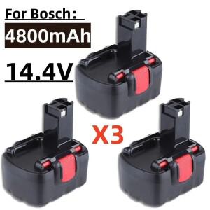 보쉬용 로자 신니-보툴-파워 툴 배터리 4800mAh 14.4V BAT038 BAT040 PSR GSR GDS 35614BAT041