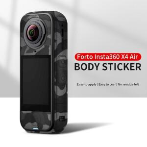 인스타 360 X4 에어 파노라마 스포츠 카메라 보호 필름 카본 파이버 풀 패키지 스티커 3M 액세서리 X2 X3 X