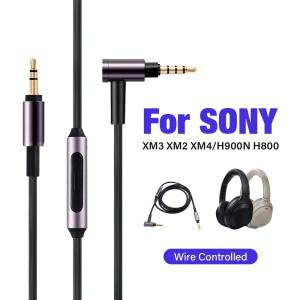 소니 WH-1000XM5 XM4 XM3/WH-H900N H800 ATH-MSR7 헤드폰용 3.5mm 잭 오디오 케이블 Aux 남성-남성 이어폰