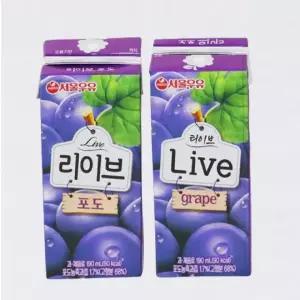 서울우유 리이브 포도190ml x 24입